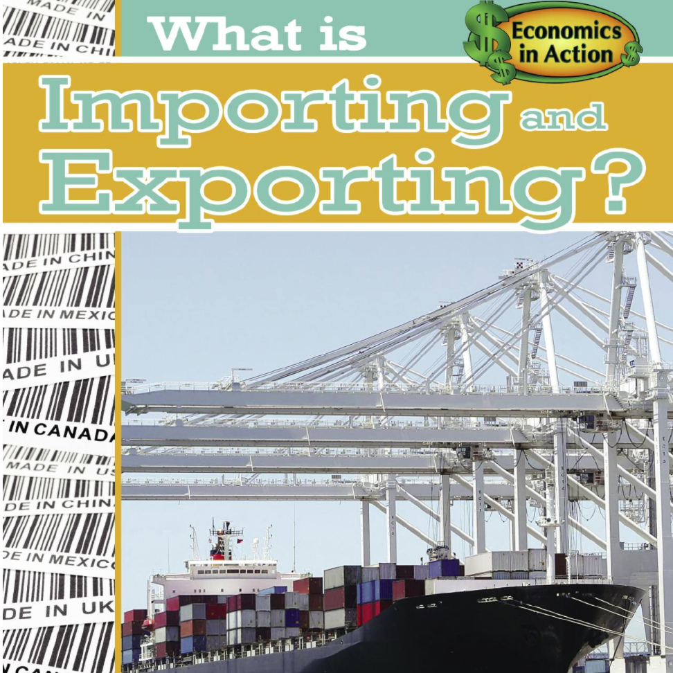 A book cover with a picture of a busy sea port