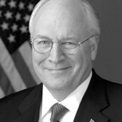 A photograph of Dick Cheney