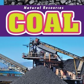 A book cover showing a large pile of coal and large machinery
