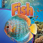 A book cover showing a brightly colored tropical fish