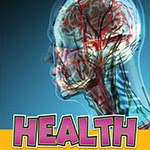 A book cover showing nerves going into a brain