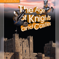A book cover with a picture of a castle