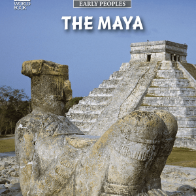 A book cover with a picture of a Maya temple