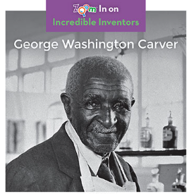 A book cover with a photo of George Washington Carver