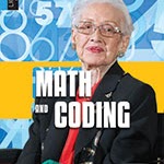 A book cover showing a woman who is an expert coder