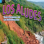 A book cover showing a landslide on a cliff