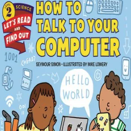 A book cover showing two kids playing on their devices
