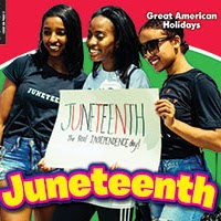 A book cover showing three young adults smiling and holding a white sign with green and red text.
