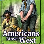 A book cover showing two frontier men outside
