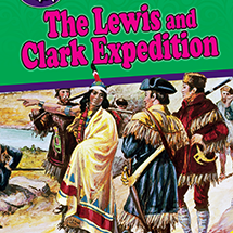 A book cover showing Lewis and Clark receiving directions from American Indians