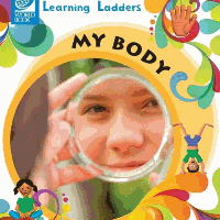 A book cover showing a girl smiling in a mirror.