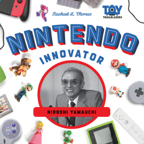 A book cover with a picture of the Nintendo inventor