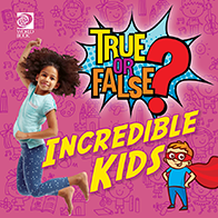 A book cover with a picture of a kid jumping and cartoon kid in a superhero outfit