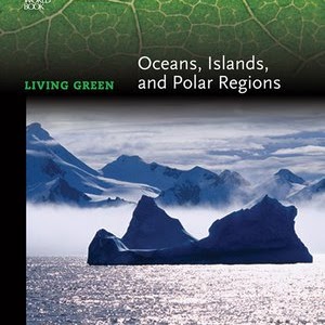 A book cover with a picture of an iceberg in the ocean