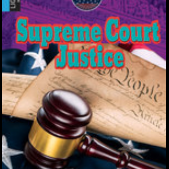 A book cover showing a picture of the US flag and the Constitution