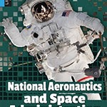 A book cover showing an astronaut floating in space