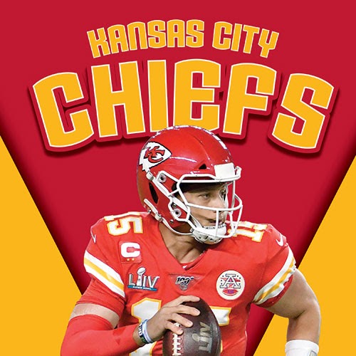 A book cover showing a Kansas City football player