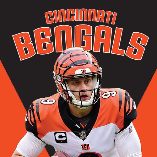A book cover showing a Cincinnati football player