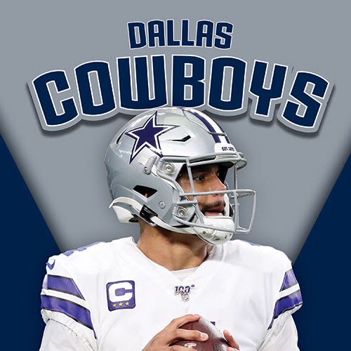 A book cover showing a Dallas football player