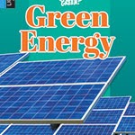 A book cover showing solar panels