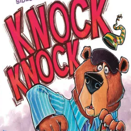 A bear looks started in his pajamas on this book cover