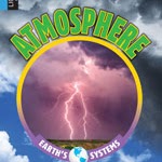 A book cover with a picture of lightening striking a field