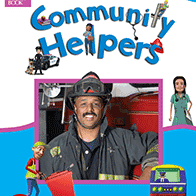 A book cover showing a fireman on the job