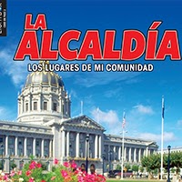 A book cover with a picture of a large city hall building