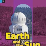 A book cover showing a space observatory