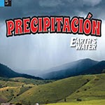 A book cover showing rain on a green field
