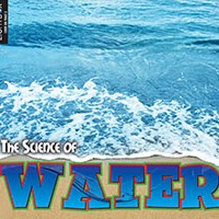 A book cover showing waves on a beach