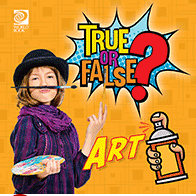 A book cover showing a kid holding an art palette