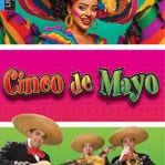 A book cover showing mariachis and a latin dancer