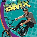 A book cover showing a rider doing a trick in the air on their BMX bike