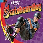 A book cover showing a skateboarder crouching down to do a trick
