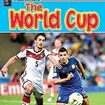 A book cover showing a picture of two soccer players running after a ball