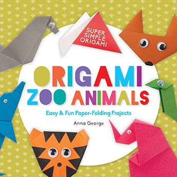 A book cover showing several origami animals