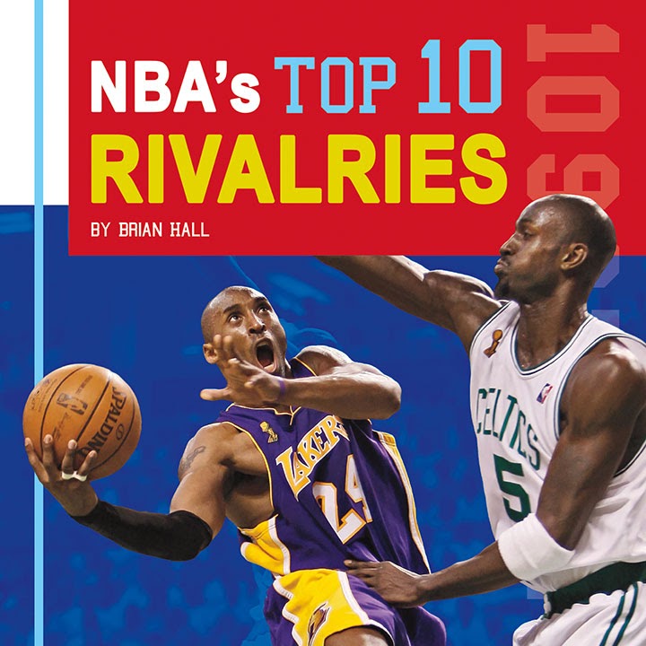 A book cover showing two professional basketball players