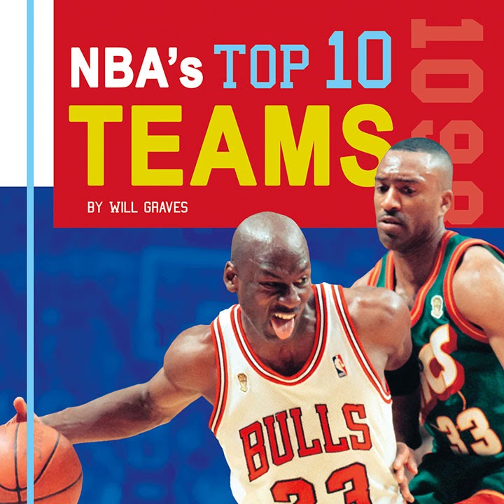 A book cover showing a Chicago Bulls player dribbling a ball