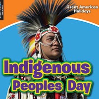 A book cover showing an American Indian in traditional clothing