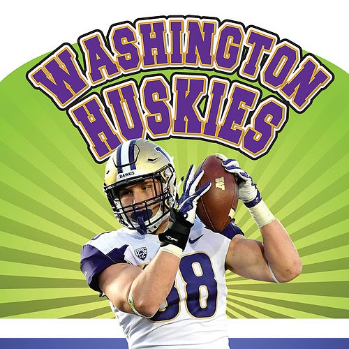 A book cover showing a Washington football player