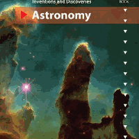 A book cover showing a picture of the galaxy from deep space