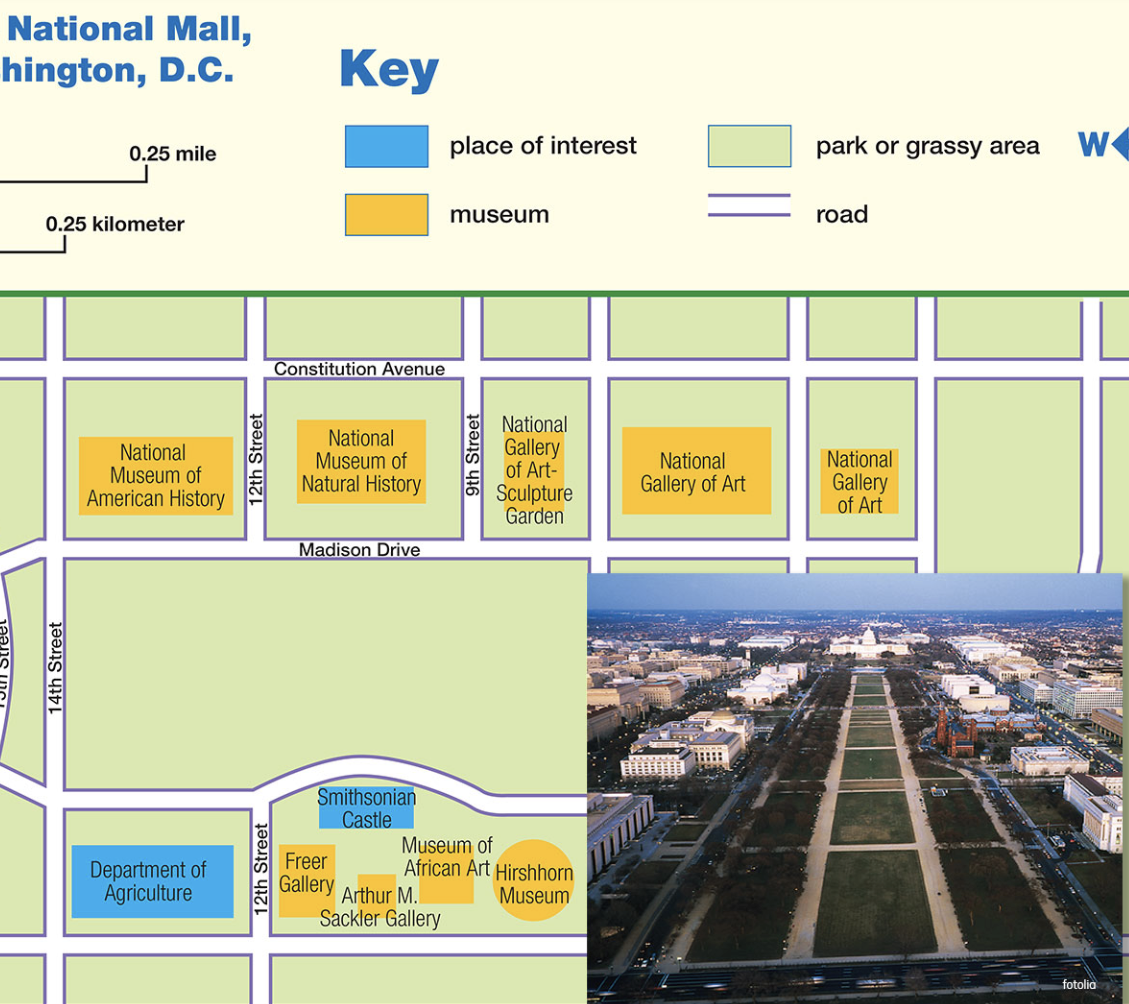 Map of Washington DC