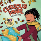 Book cover showing a girl holding a globe and smiling