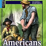 Drawing of western settlers