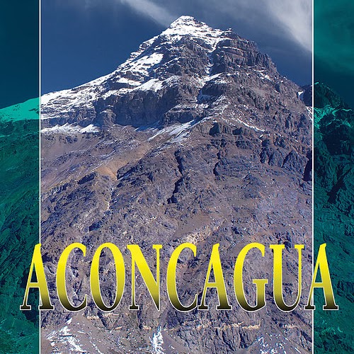 Book cover with a picture of Aconcagua