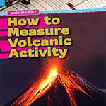 Book cover showing an erupting volcano