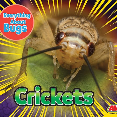 Book cover showing a close up of a cricket face