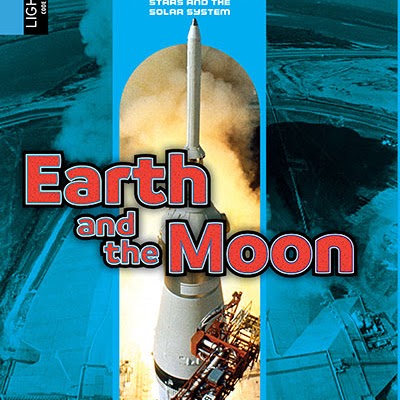Book cover showing a rocket launching