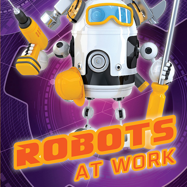 Book cover showing a robot holding a drill and a screwdriver